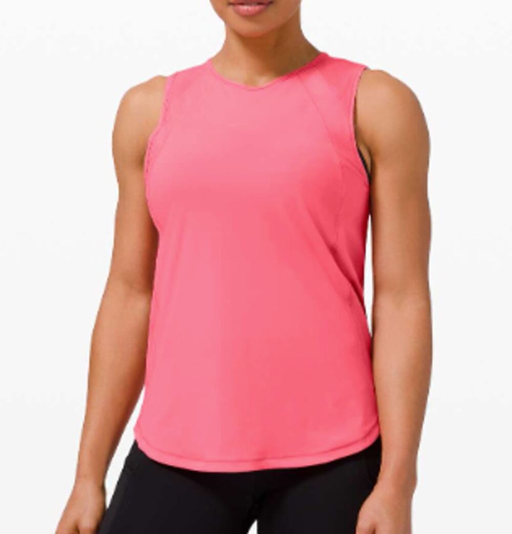 Lululemon Sculpt Tank Top Guava Pink Size 8 NWT Sleeveless Workout Running